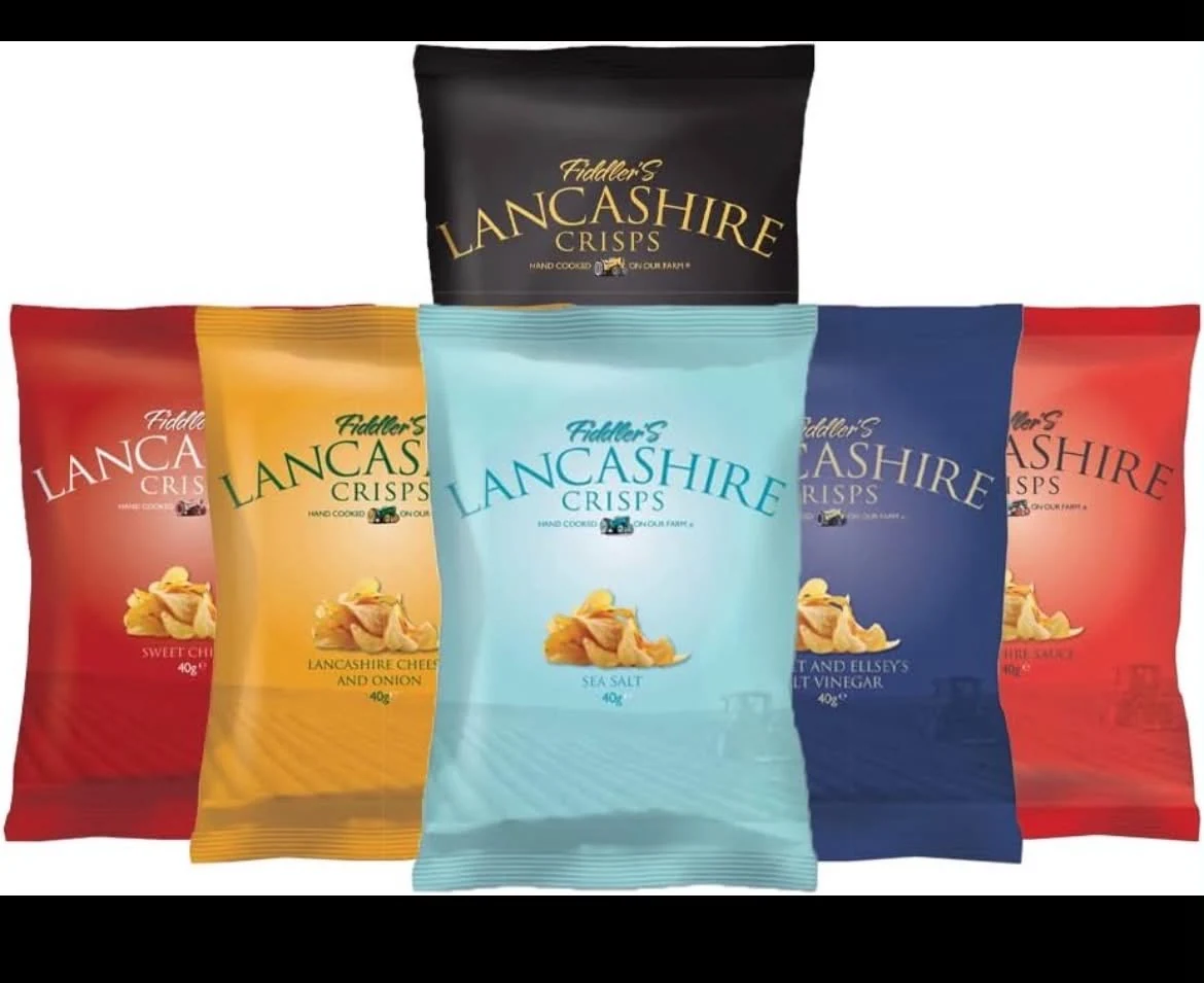 Mixed Box of Fiddlers Crisps