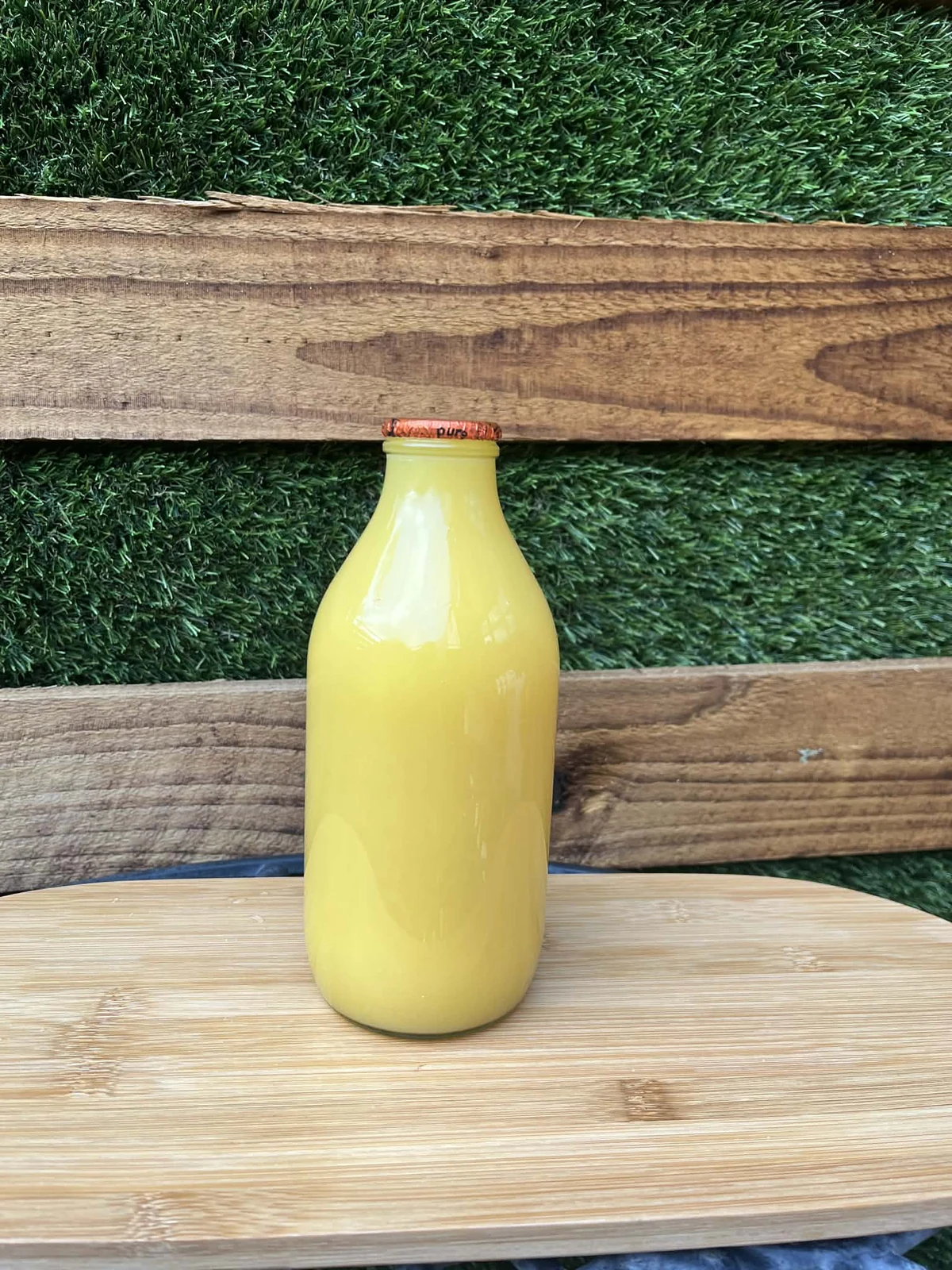 Orange Juice Glass Bottle