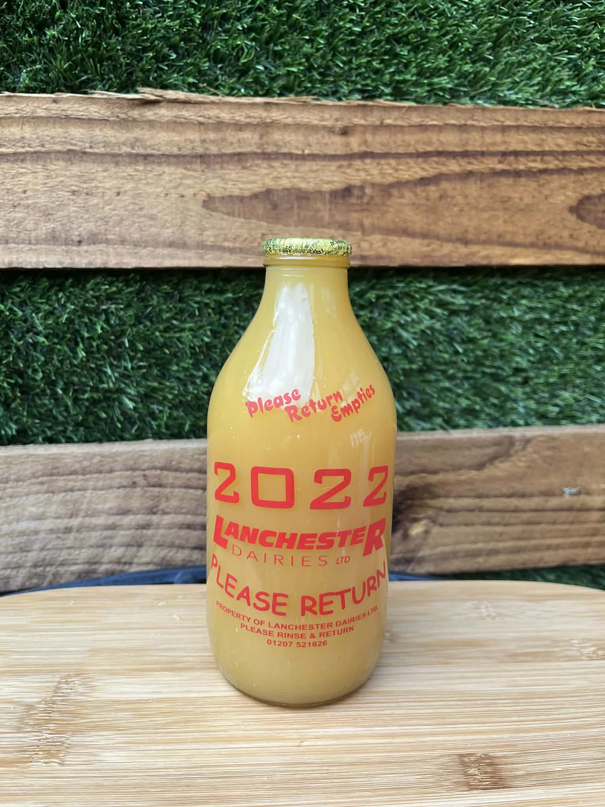 Tropical Juice Glass Bottle